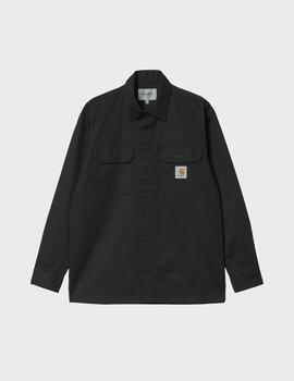 Camisa Carhartt WIP L/s Master Black