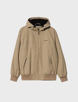 Chaqueta Carhartt WIP Hooded Sail Leather/Black