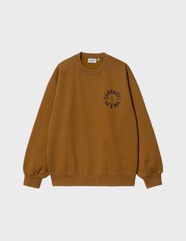 Sudadera Carhartt WIP Work Varsity Sweat DeepHBrwn