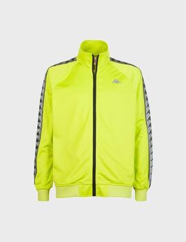 Sudadera Kappa Joseph Green Lime-Silver