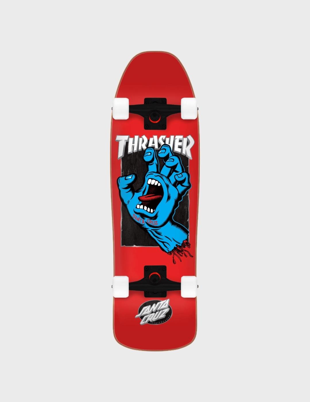 Skate Santa Cruz xThrasher Screaming Hand 9.35x31.7