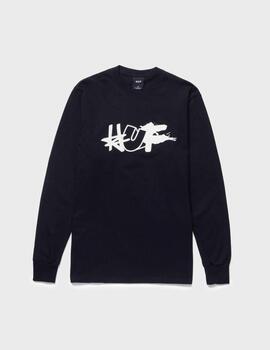Camiseta HUF Haze Remix L/S