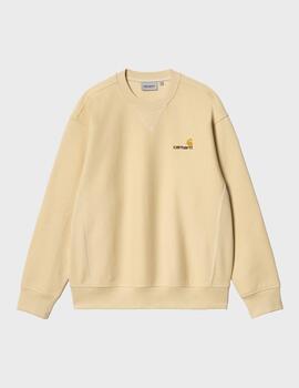 Sudadera Carhartt WIP American Script Sweat Rattan