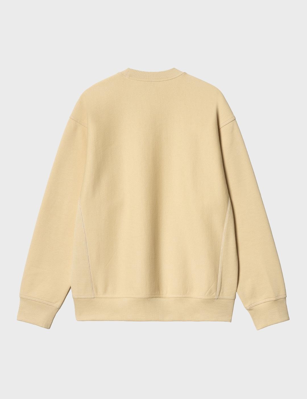 Sudadera Carhartt WIP American Script Sweat Rattan