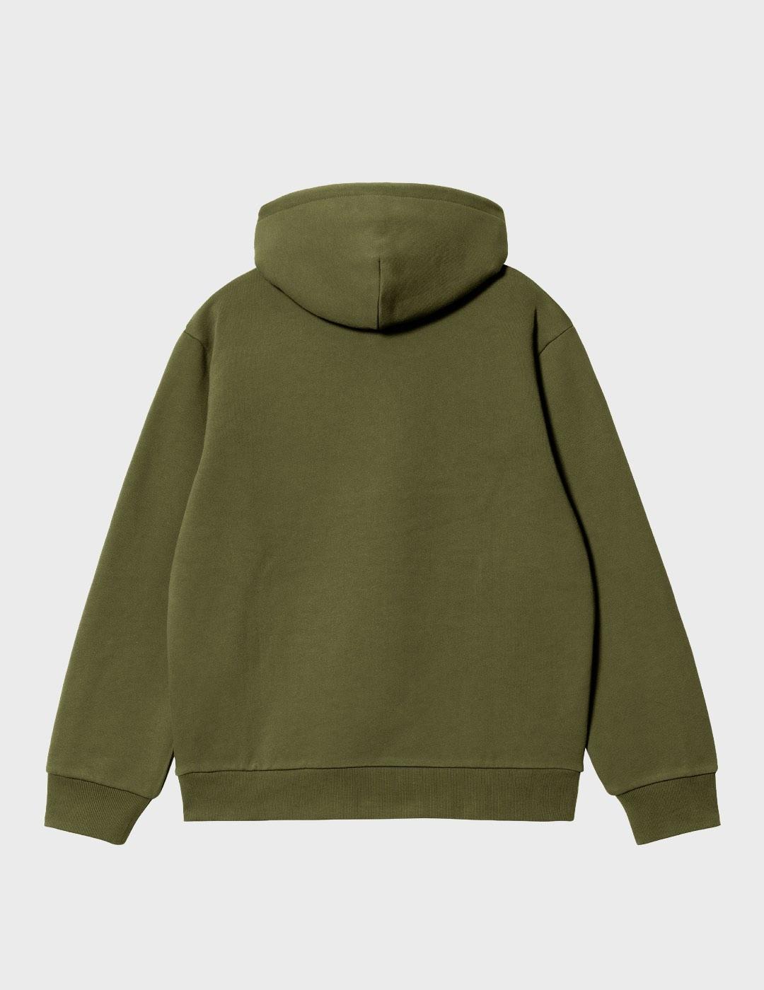 Sudadera Carhartt WIP Hooded Sweat Dundee/GlassyPk