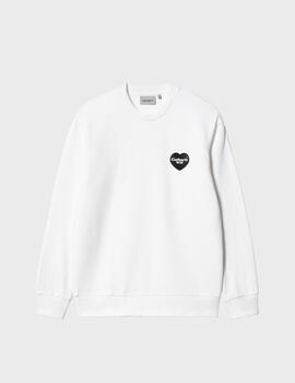 Sudadera Carhartt WIP Heart Bandana Sweat White/Bl