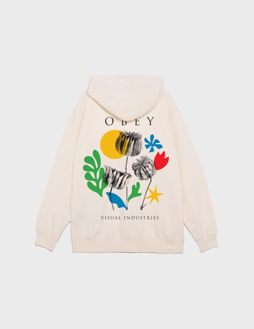 Sudadera Obey Flowers Papers Scissors