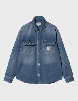 Chaqueta Carhartt WIP Harvey Shirt BlueDark UW