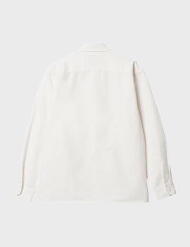 Camisa Carhartt WIP Reno Jac Off-White