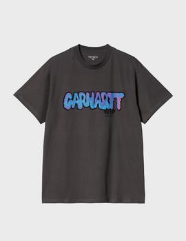 Camiseta Carhartt WIP S/s Drip Charcoal
