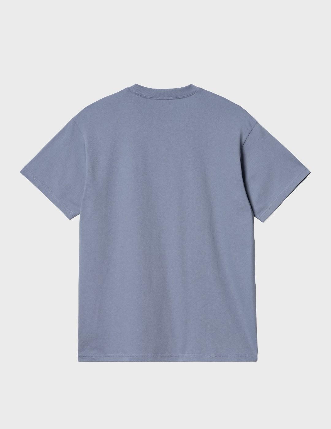 Camiseta Carhartt Wip S/s Diagram Script Bay Blue