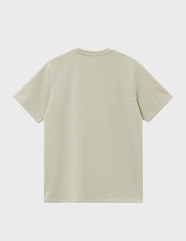 Camiseta Carhartt WIP S/s Madison Beryl/White