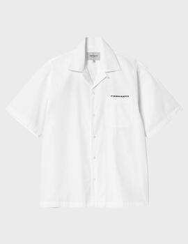 Camisa Carhartt WIP S/s Link Script White