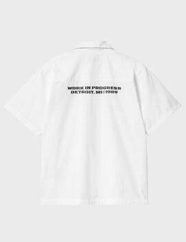 Camisa Carhartt WIP S/s Link Script White