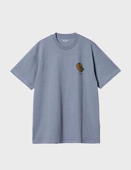 Camiseta Carhartt WIP S/S Diagram C Bay Blue