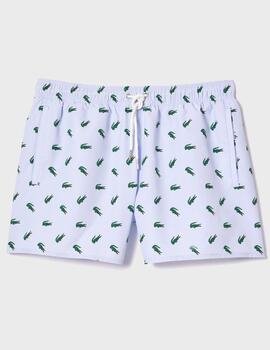 Bañador Lacoste MH7188 00 T69 (Estampado BleuClai)