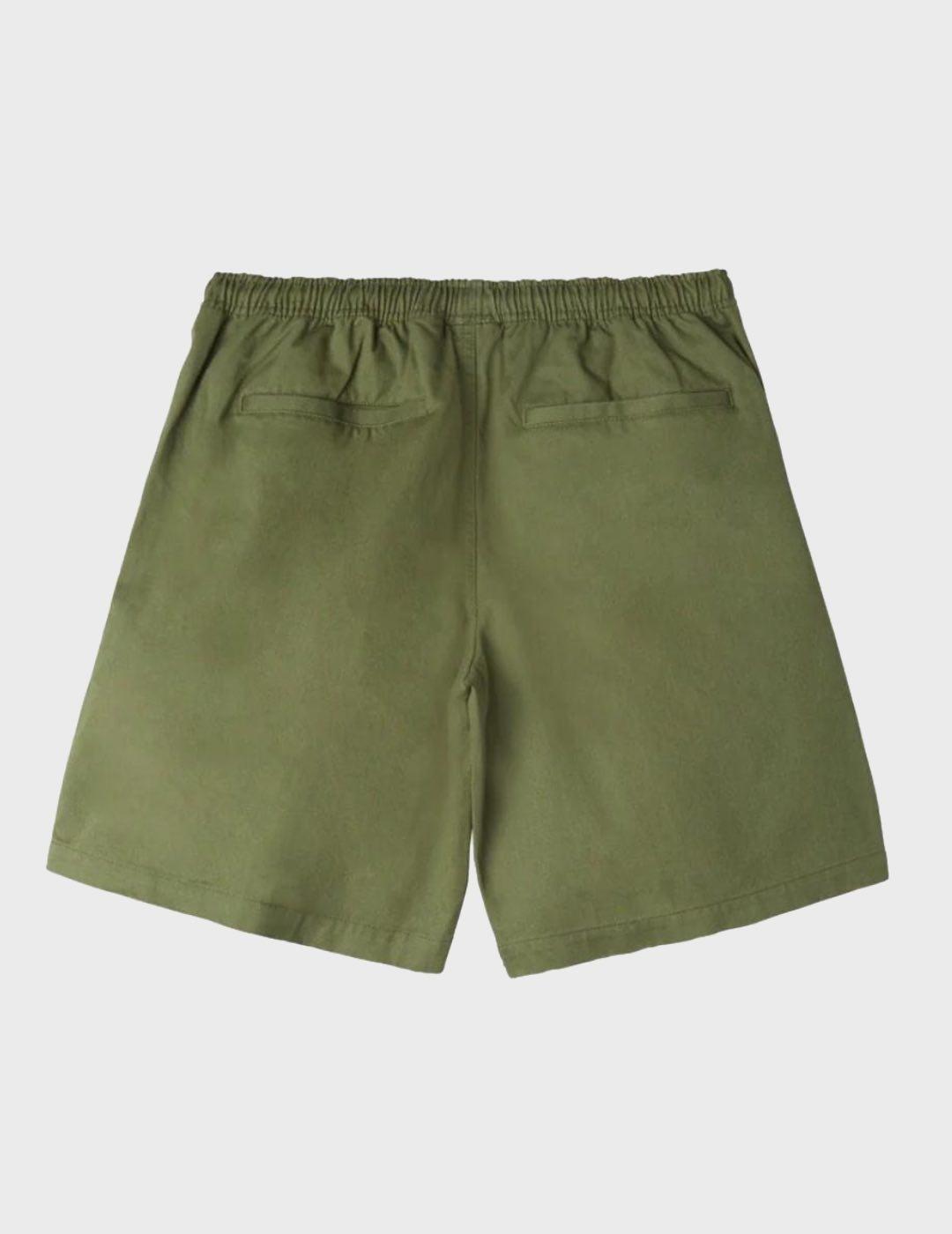 Pantalón Obey Easy Relaxed Twill Short Army