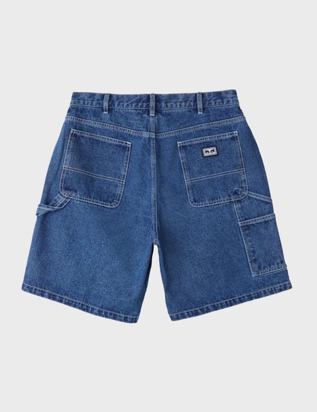 Pantalón Obey Bigwig Denim Carpenter Short SWIndigo