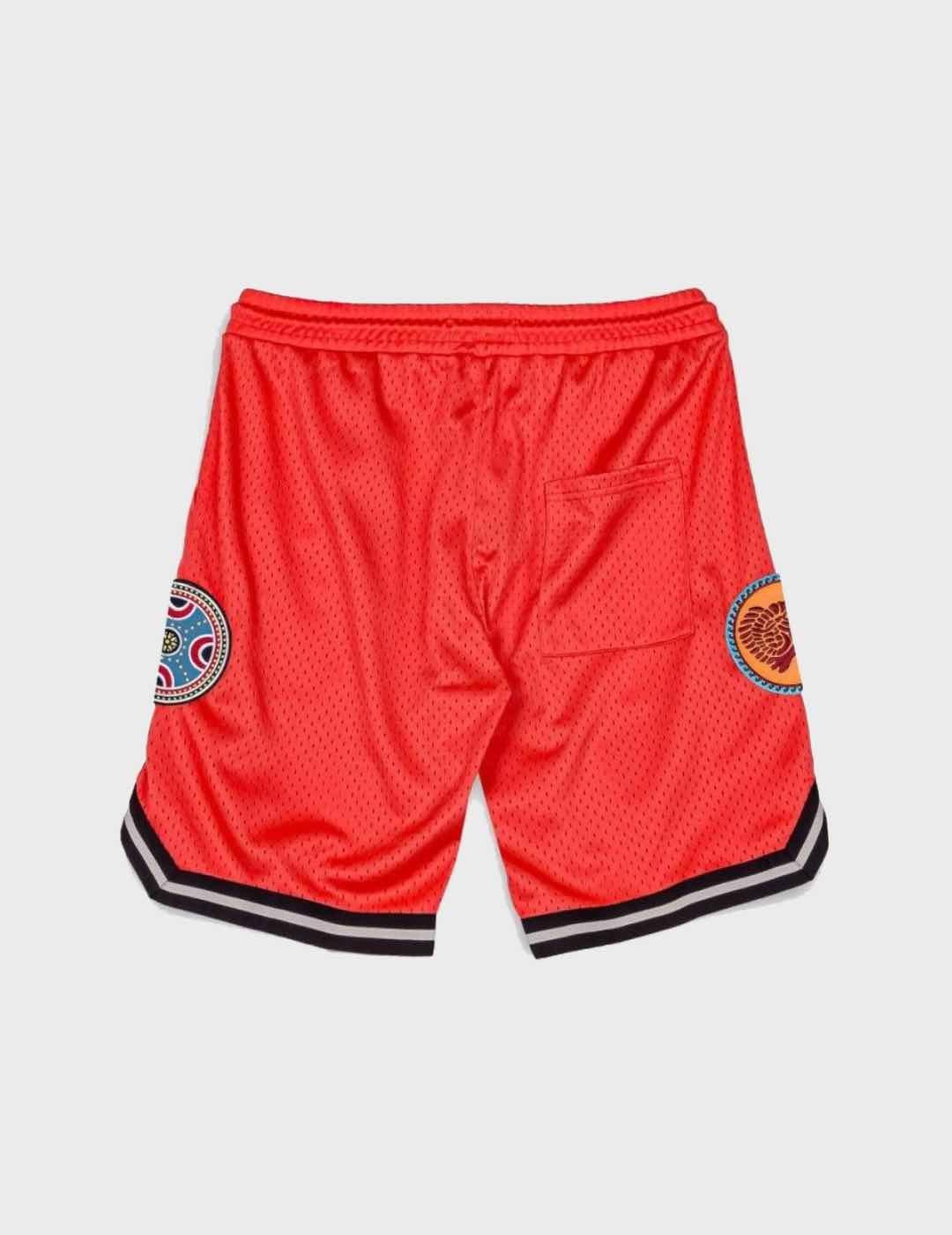 Pantalón Grimey The Clout Mesh Basket Short Red