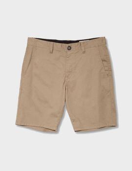 Pantalón Volcom Frickin Modern Stretch 19 DarkKhak