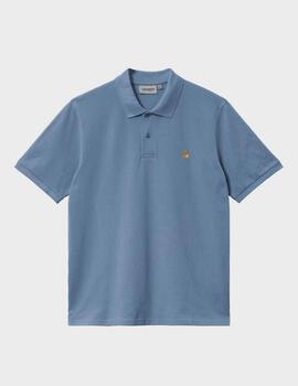Polo Carhartt WIP S/s Chase Pique Sorrent/Gold