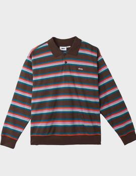 Polo Obey Gino JavaBrownMulti