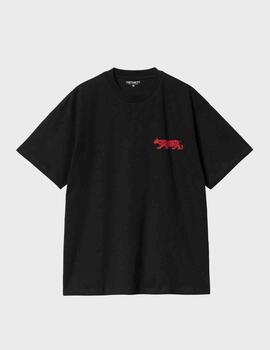 Camiseta Carhartt WIP S/S Rocky Black/Red