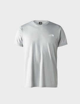 Camiseta The North Face M Reaxion Red Box MidGreyH