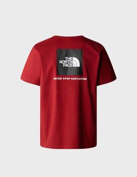 Camiseta The North Face M S/S Redbox IronRed/B/W