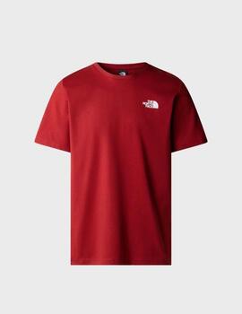Camiseta The North Face M S/S Redbox IronRed/B/W