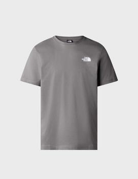 Camiseta The North Face M S/s Redbox SmokePearl/Bl