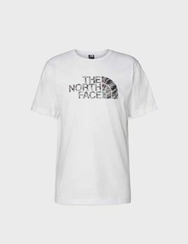 Camiseta The North face M S/S Easy White/Black