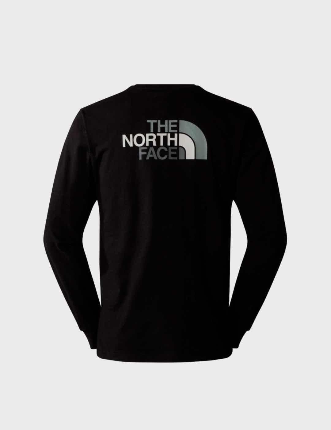 Camiseta The North face M L/S Easy Black/Grey