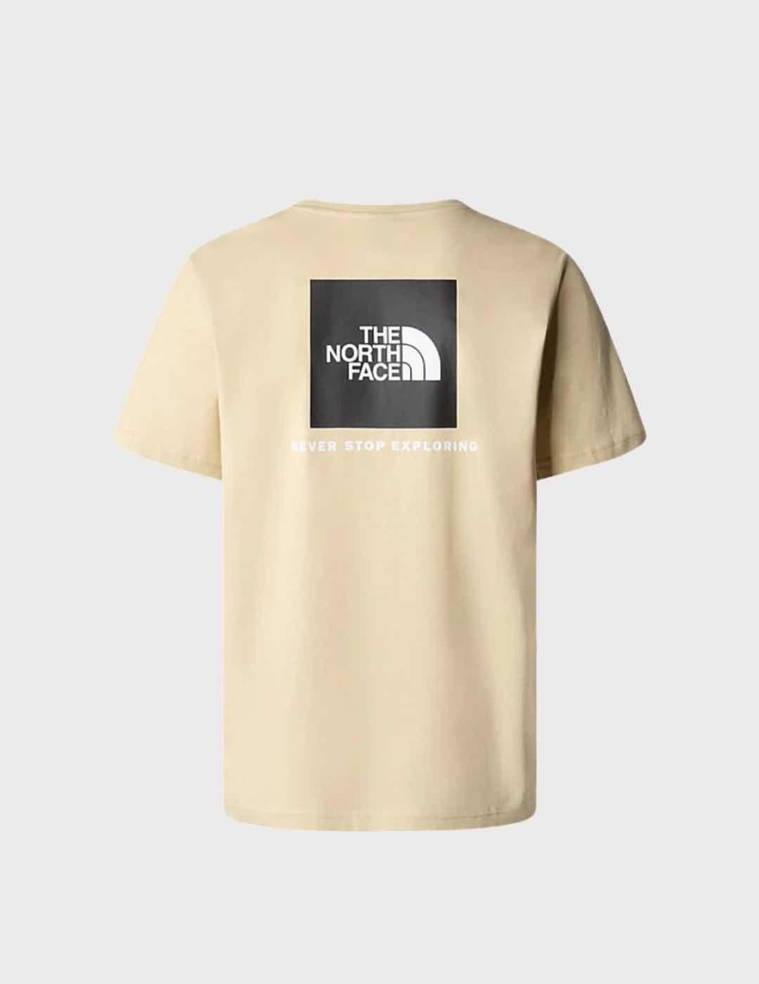 Camiseta The North Face M S/S Box NSE Gravel/White