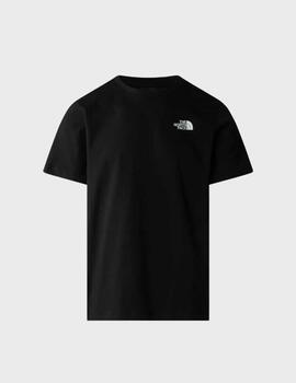 Camiseta The North Face M S/S RedBox Black/SNavy