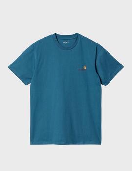 Camiseta Carhartt WIP American Script Amalfi