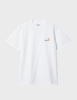 Camiseta Carhartt WIP American Script White