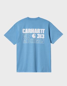 Camiseta Carhartt WIP S/S Manual Piscine