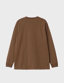 Camiseta Carhartt WIP L/S Chase TamarindGold
