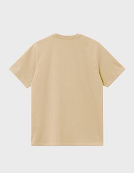 Camiseta Carhartt WIP S/S American Script Rattan