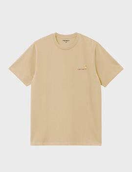 Camiseta Carhartt WIP S/S American Script Rattan