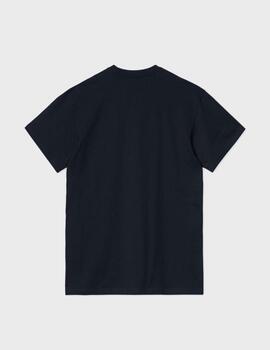 Camiseta Carhartt WIP S/S Chase Dark Navy