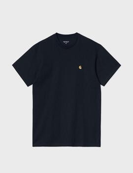 Camiseta Carhartt WIP S/S Chase Dark Navy