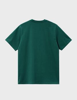 Camiseta Carhartt WIP S/S Chase Chervil/Gold