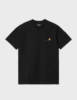 Camiseta Carhartt WIP S/S American Script Black