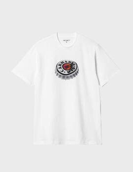 Camiseta Carhartt WIP S/S Bottle Cap White