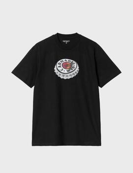 Camiseta Carhartt WIP S/S Bottle Cap Black