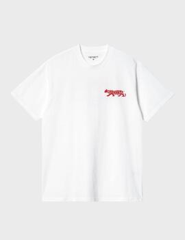 Camiseta Carhartt WIP S/S Rocky White/Red