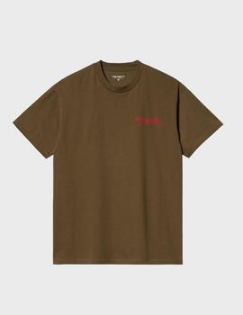 Camiseta Carhartt WIP S/S Rocky Lumber/Red