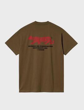 Camiseta Carhartt WIP S/S Rocky Lumber/Red